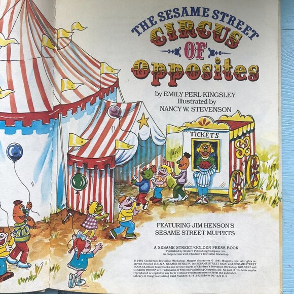 Vintage The Sesame Street Book Circus - Picture 5 of 9